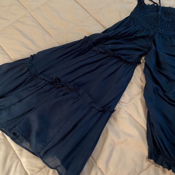 Free People Navy Top sz S - Picture 6 of 7